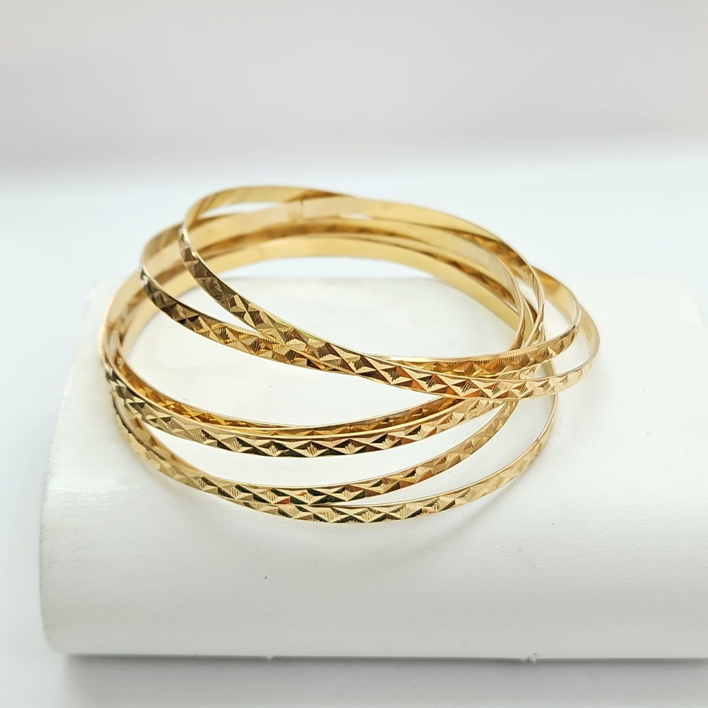 SEMANARIO DE PULSERAS ORO 14 K 33.3 GRMS (SEMINUEVO)