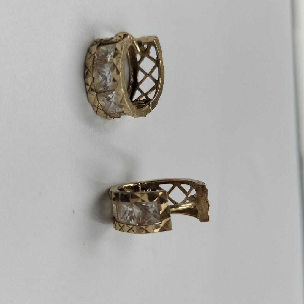 ARRACADAS PAR ORO 14 K 3.3 GRMS (SEMINUEVO)