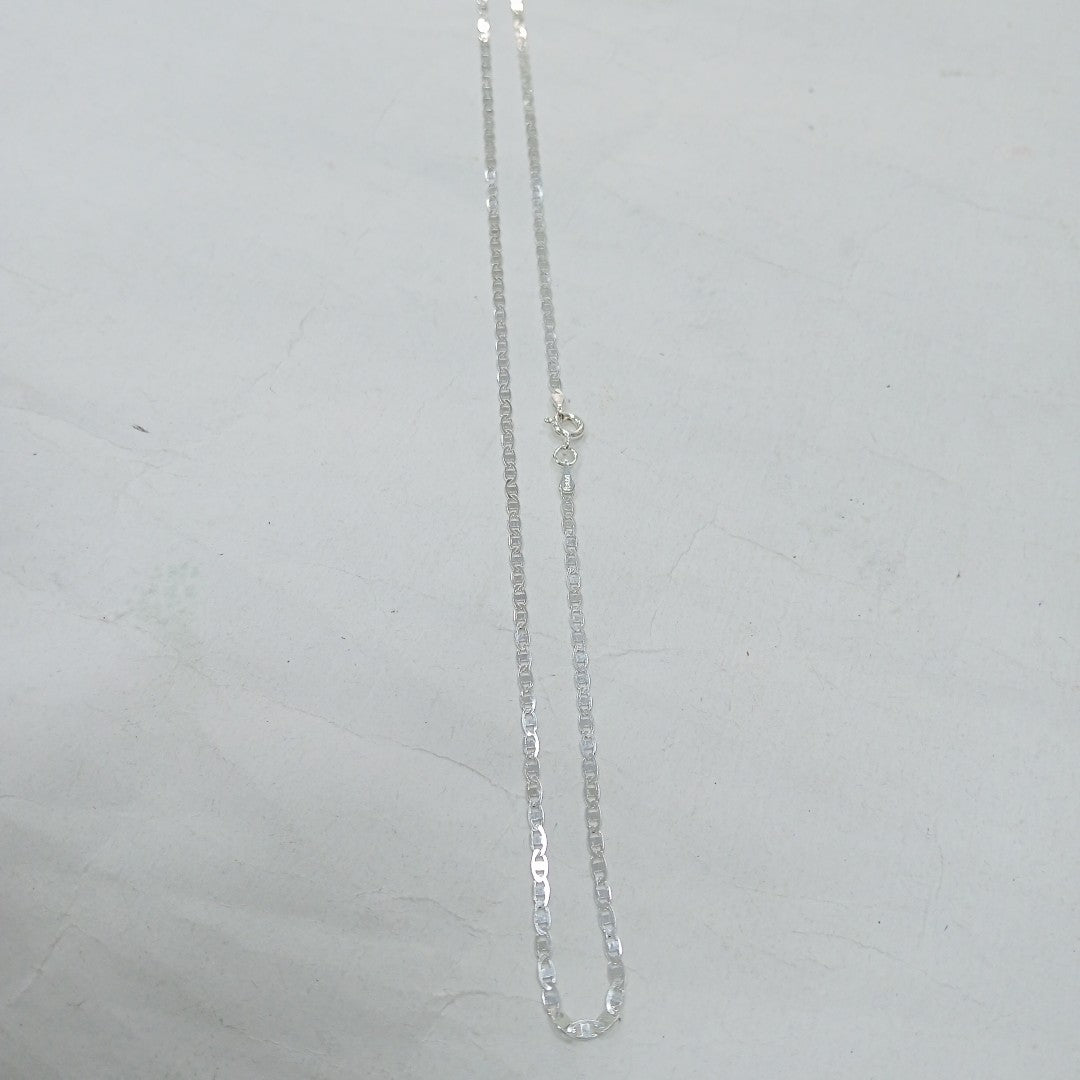 CADENA TEJIDO ESPEJO PLATA .925 60 CM 4.2 GR (NUEVO)