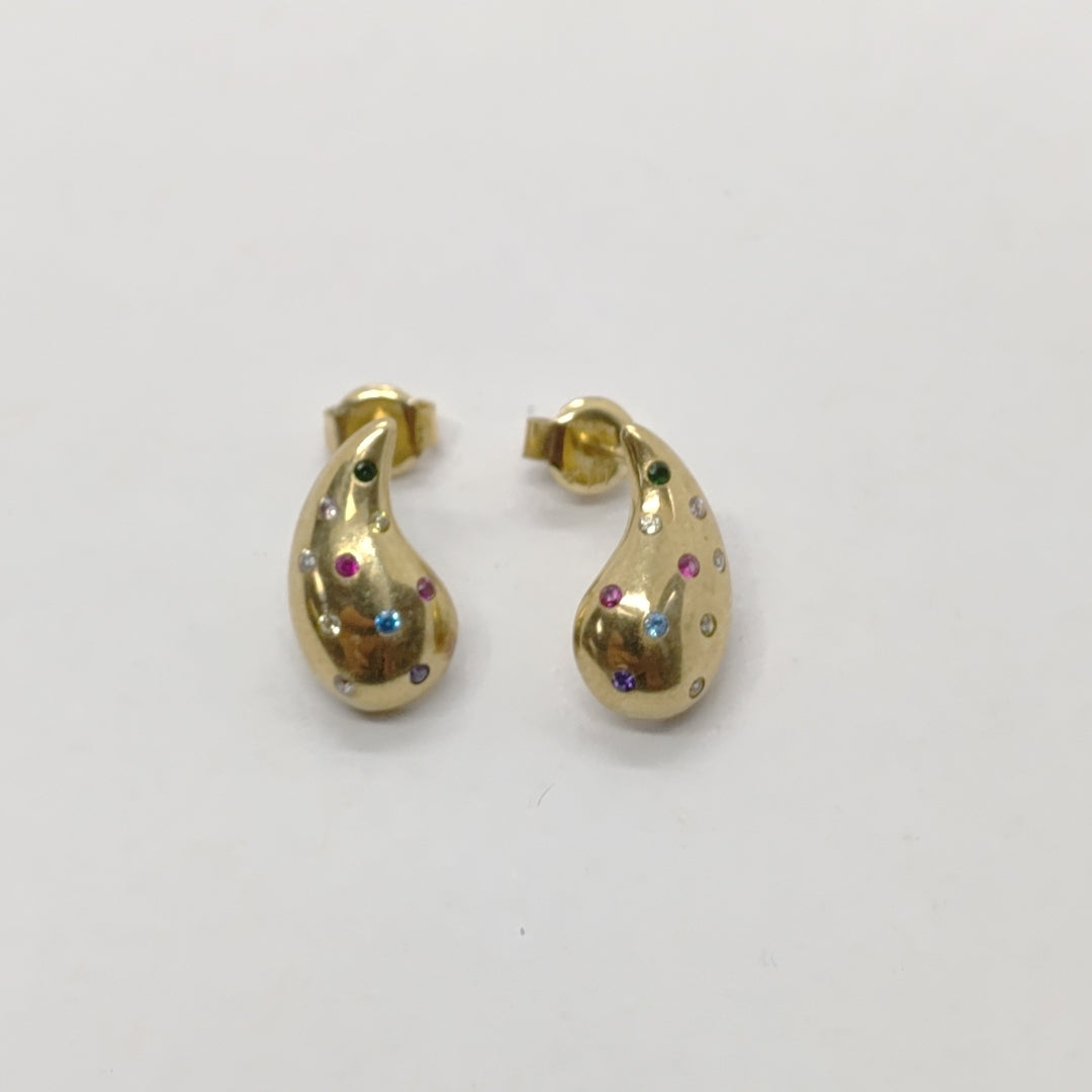 ARETES PAR ORO 10 K 1,80 GRMS (SEMINUEVO)