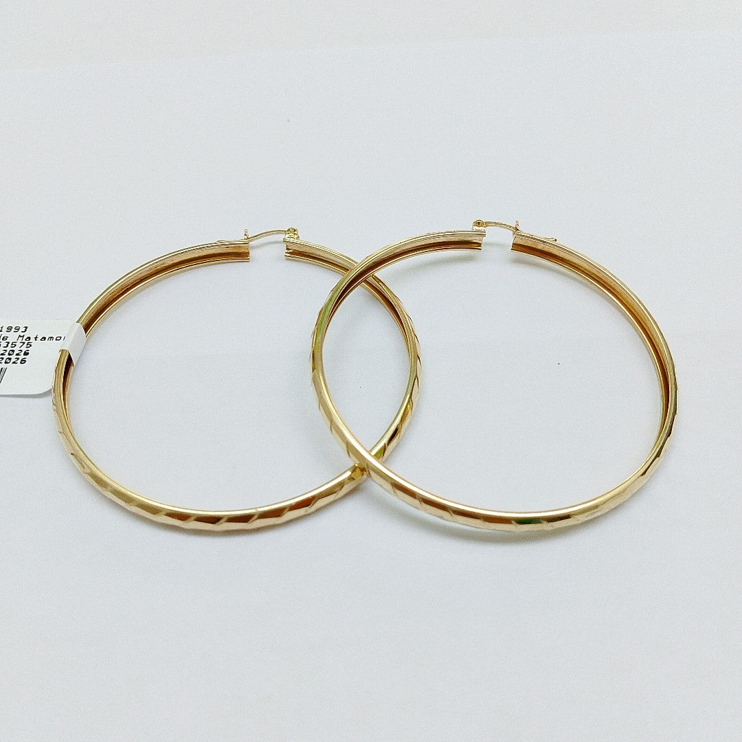 ARRACADAS PAR ORO 14 K 6 GRMS (SEMINUEVO)