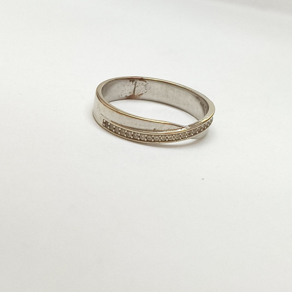 ANILLITO ORO, ORO BLANCO 10 K 3.3 GRMS (SEMINUEVO)