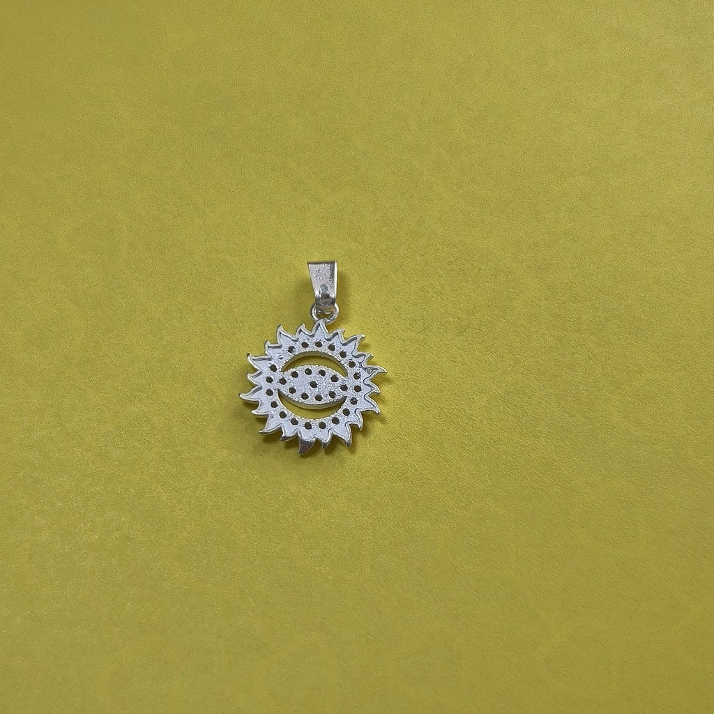 DIJE OJO MAGICO CON CIRCONIAS PLATA .925 2.1 GR (NUEVO)