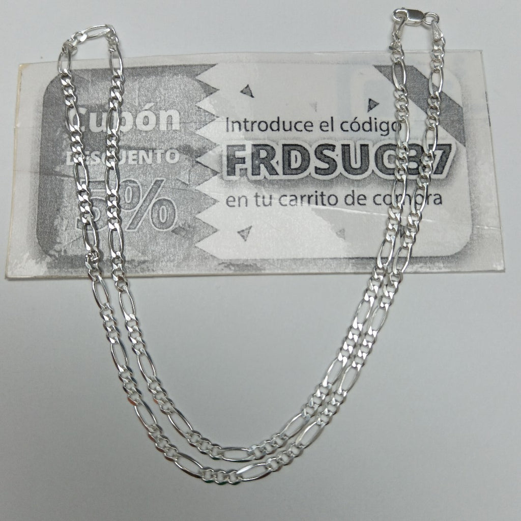 CADENA TEJIDO 3X1 PLATA .925 50 CM 6.7 GR (NUEVO)