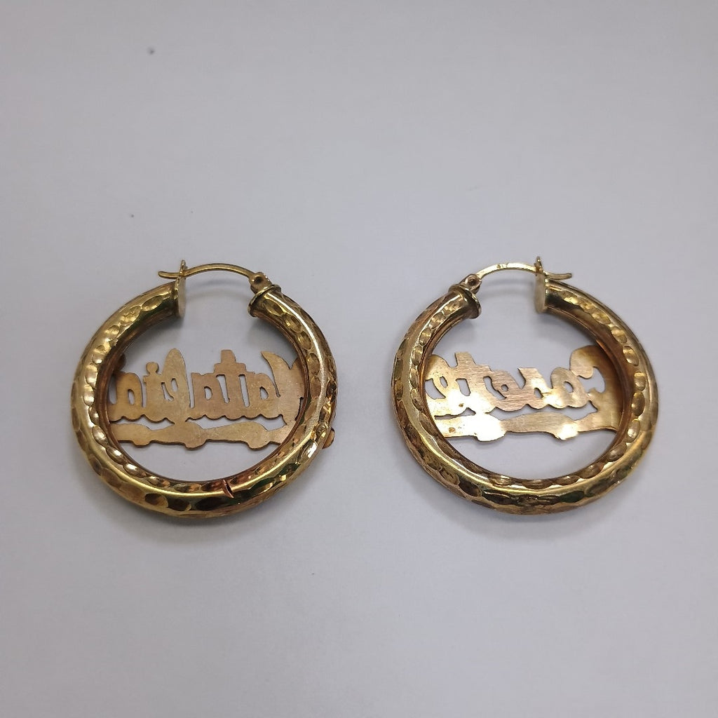 ARRACADAS PAR ORO 10 K 4.8 GRMS (SEMINUEVO)