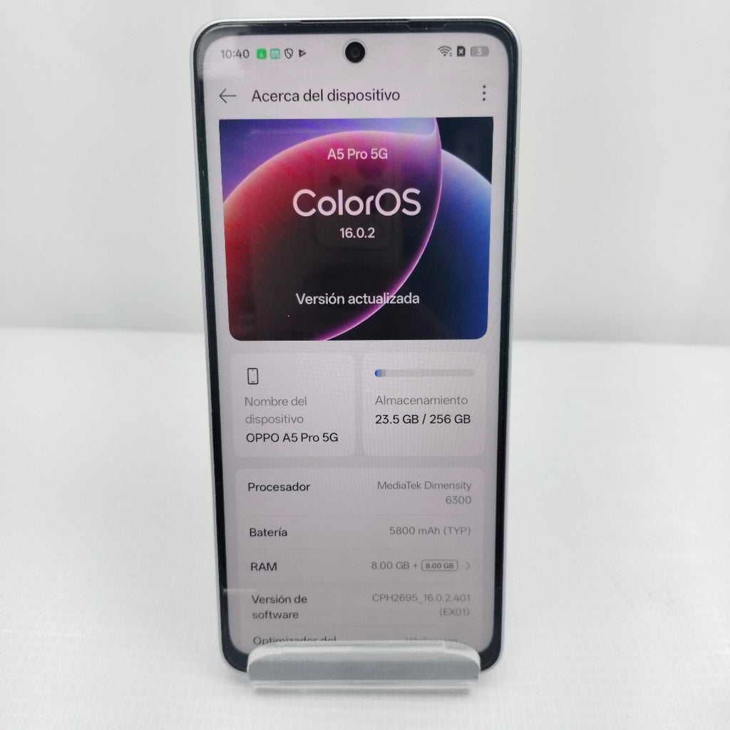 CELULAR OPPO  A5 PRO 5G CPH2695 (2025) 256 GB 8 GB RAM (SEMINUEVO)