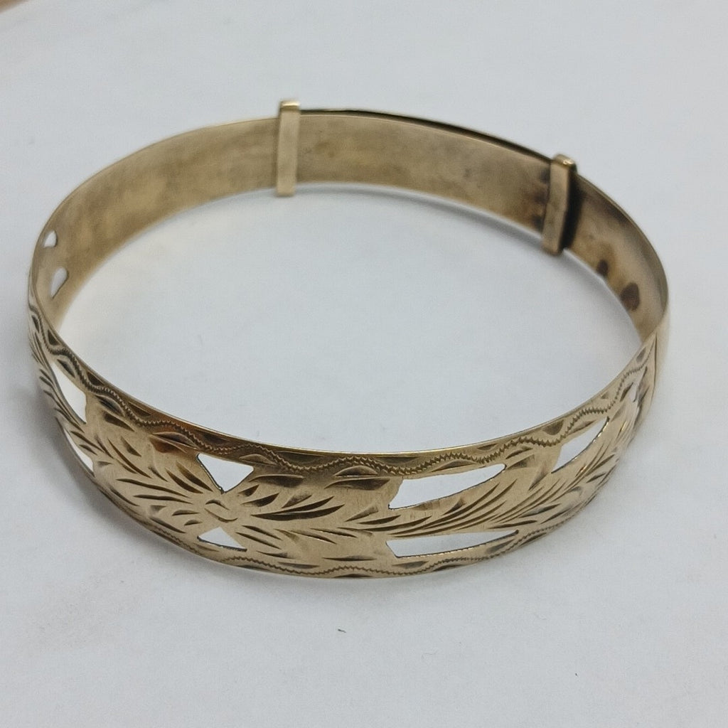 PULSERA RIGIDA ORO 10 K 8,90 GRMS (SEMINUEVO)