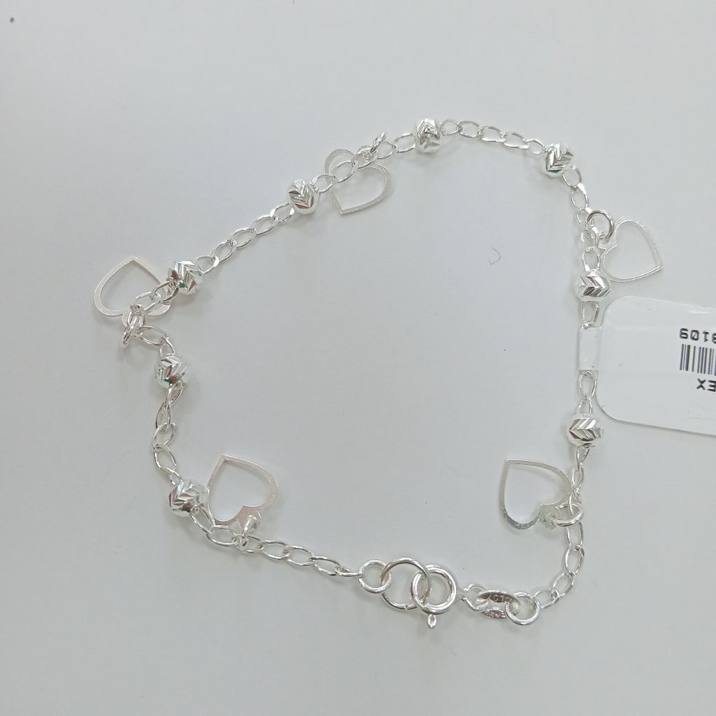 PULSERA TEJIDO ESPECIAL PLATA .925 18 CM 2.7 GR (NUEVO)