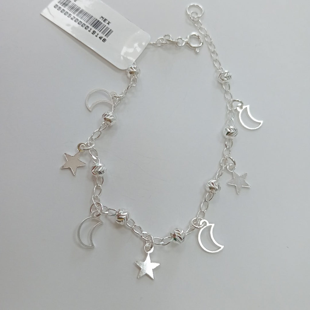 PULSERA TEJIDO TEJIDO ESPECIAL PLATA .925 18 CM 3.1 GR (NUEVO)