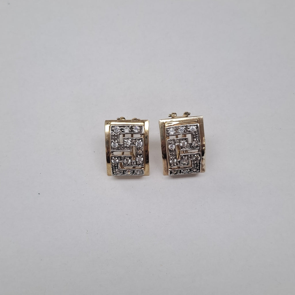 ARETES PAR ORO 10 K 6,20 GRMS (SEMINUEVO)