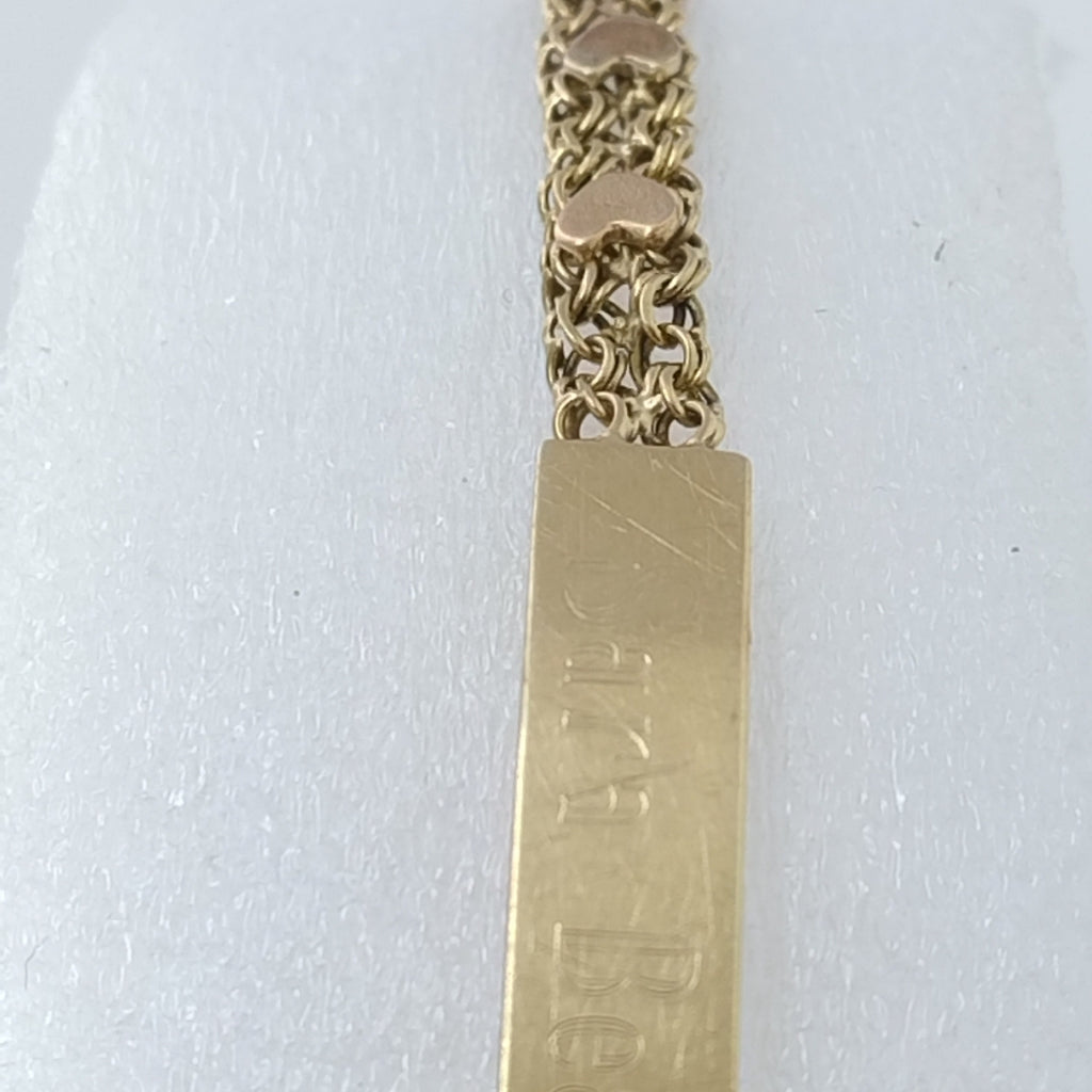 ESCLAVA ORO COMBINADO 14 K 4.9 GRMS (SEMINUEVO)
