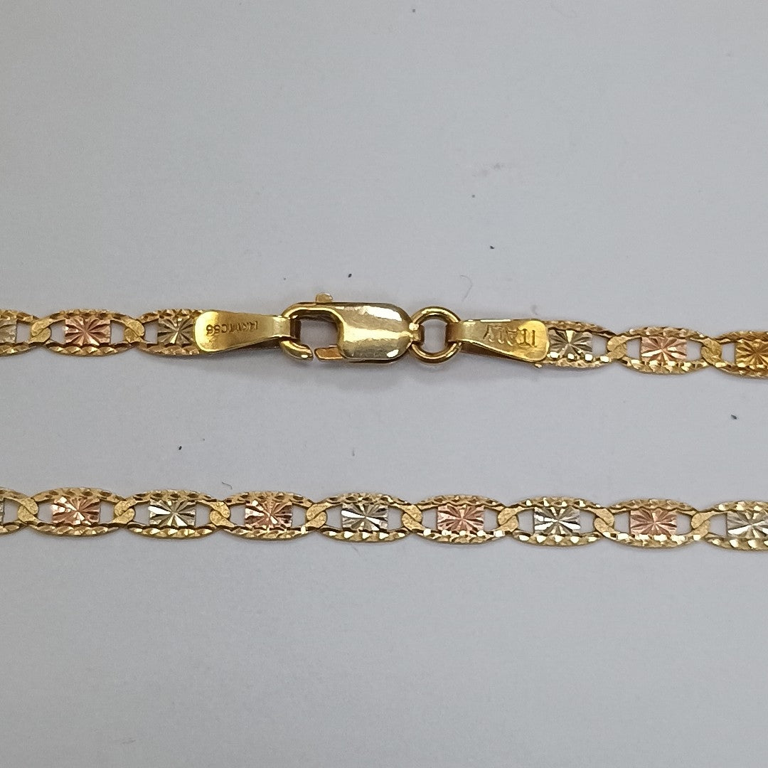 CADENA ORO 14 K 3.8 GRMS (SEMINUEVO)