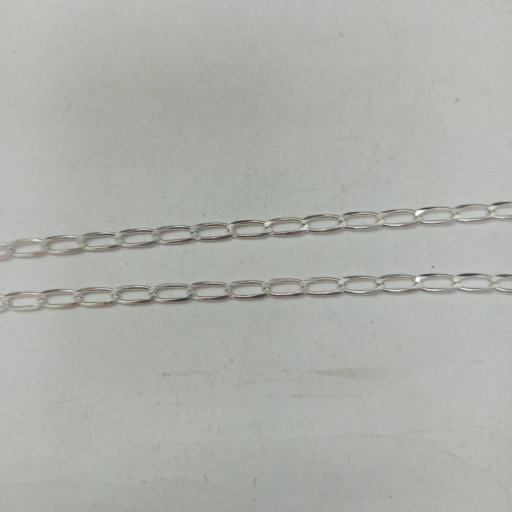 CADENA TEJIDO ESLABONES PLATA .925 55 CM 10 GR (NUEVO)
