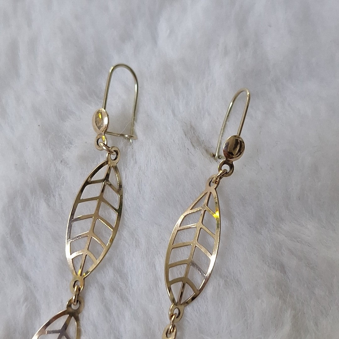 ARETES PAR ORO 10 K 2.1 GRMS (SEMINUEVO)