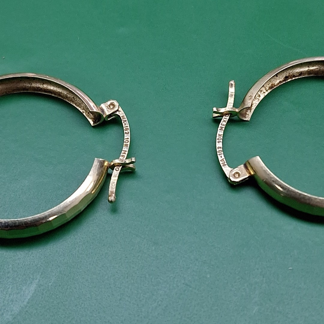 ARRACADAS PAR ORO 10 K 1.9 GRMS (SEMINUEVO)