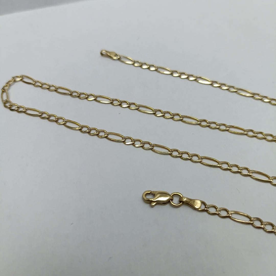 CADENA ORO, RODIADO 14 K 5.1 GRMS (SEMINUEVO)