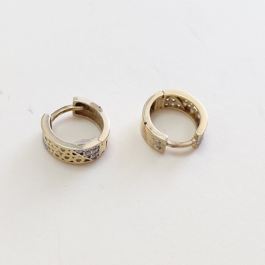 ARETES PAR ORO 14 K 2,50 GRMS (SEMINUEVO)