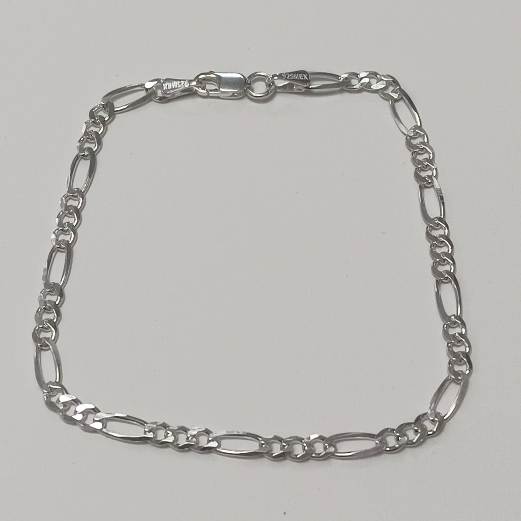 PULSERA TEJIDO 3X1 PLATA .925 18 CM 2.7 GR (NUEVO)