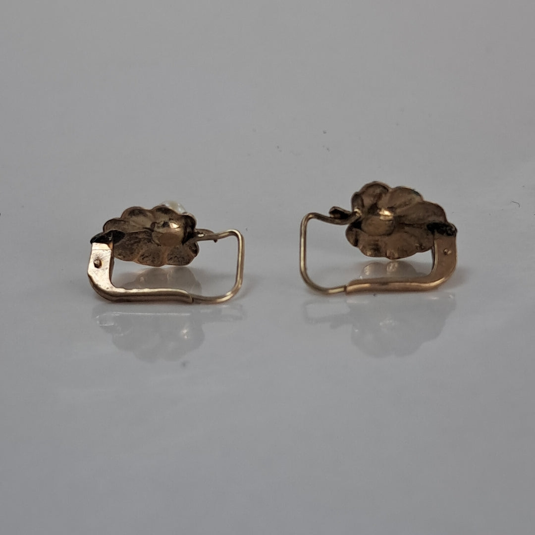 ARETES PAR ORO 8 K 1,20 GRMS (SEMINUEVO)