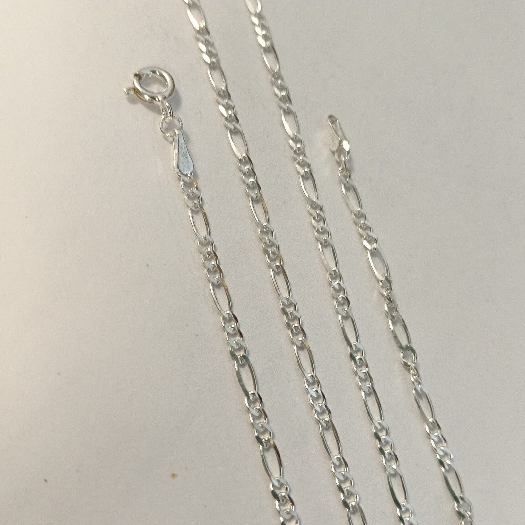 CADENA TEJIDO 3X1 PLATA .925 55 CM 4.4 GR (NUEVO)