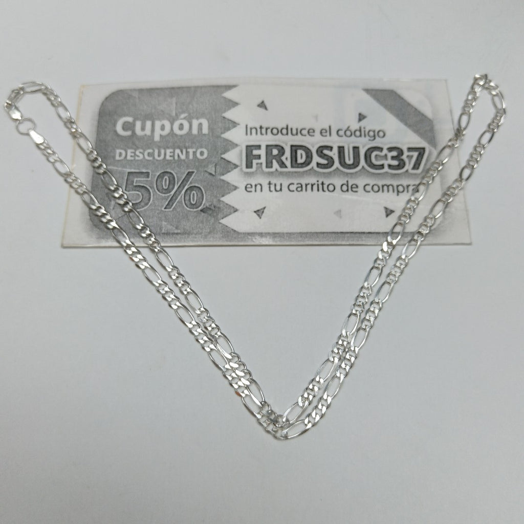 CADENA TEJIDO 3X1 PLATA .925 50 CM 7 GR (NUEVO)
