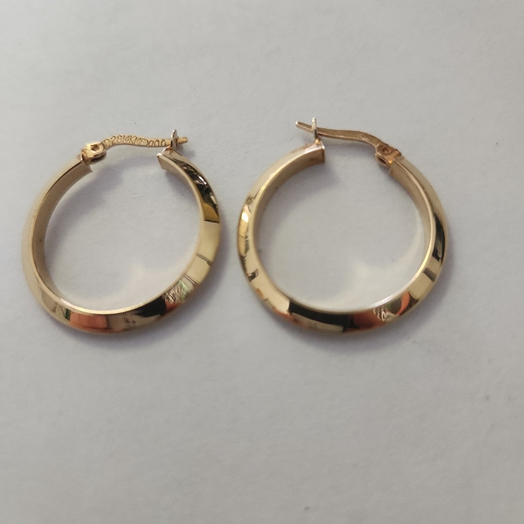 ARRACADAS PAR ORO 14 K 2.8 GRMS (SEMINUEVO)