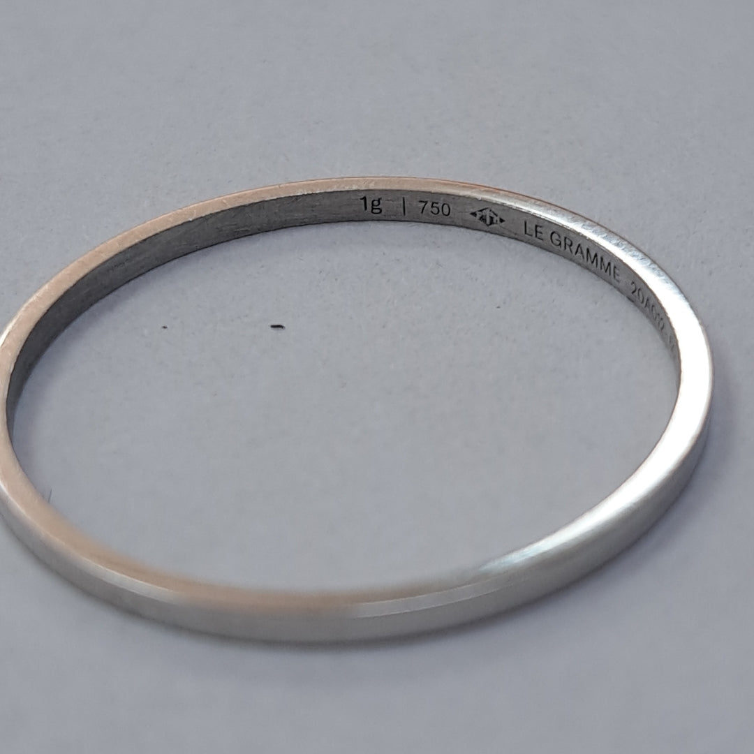 ANILLO ORO BLANCO 18 K 1,00 GRMS (SEMINUEVO)