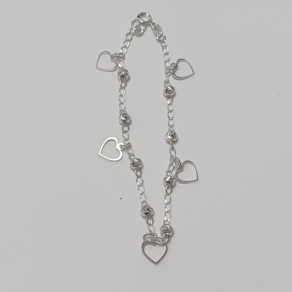 PULSERA TEJIDO ESPECIAL PLATA .925 18 CM 2.6 GR (NUEVO)