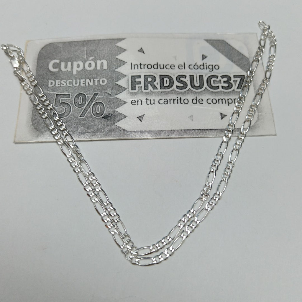 CADENA TEJIDO 3X1 PLATA .925 50 CM 6.9 GR (NUEVO)