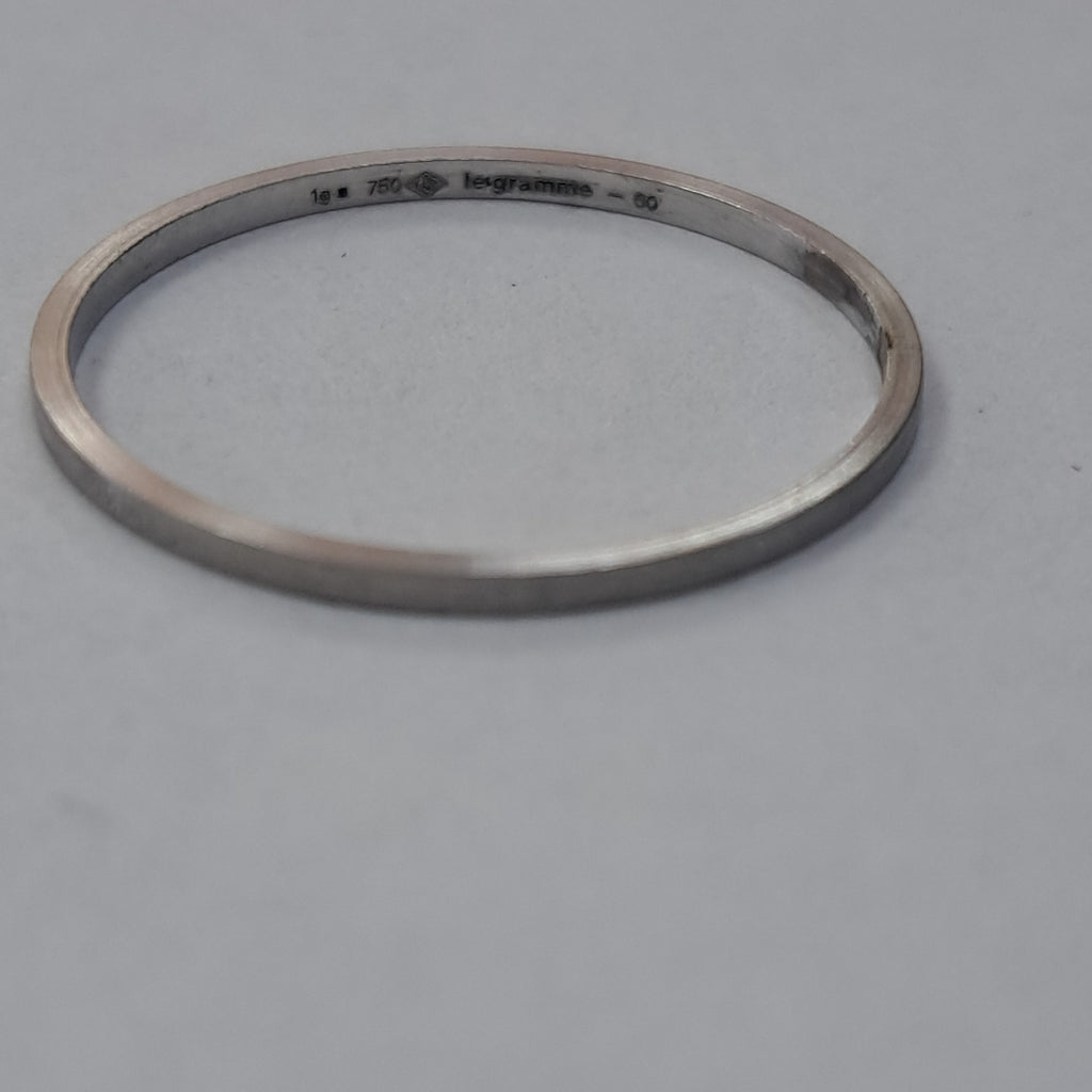 ANILLO ORO BLANCO 18 K 1,00 GRMS (SEMINUEVO)