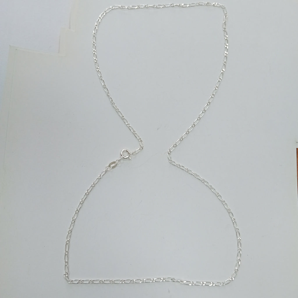 CADENA TEJIDO 1X1 PLATA .925 55 CM 3.2 GR (NUEVO)