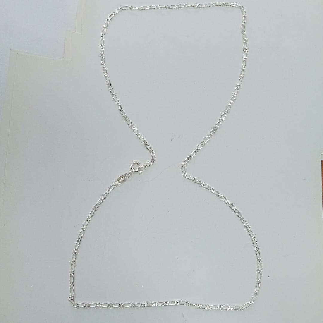 CADENA TEJIDO 1X1 PLATA .925 55 CM 3.2 GR (NUEVO)