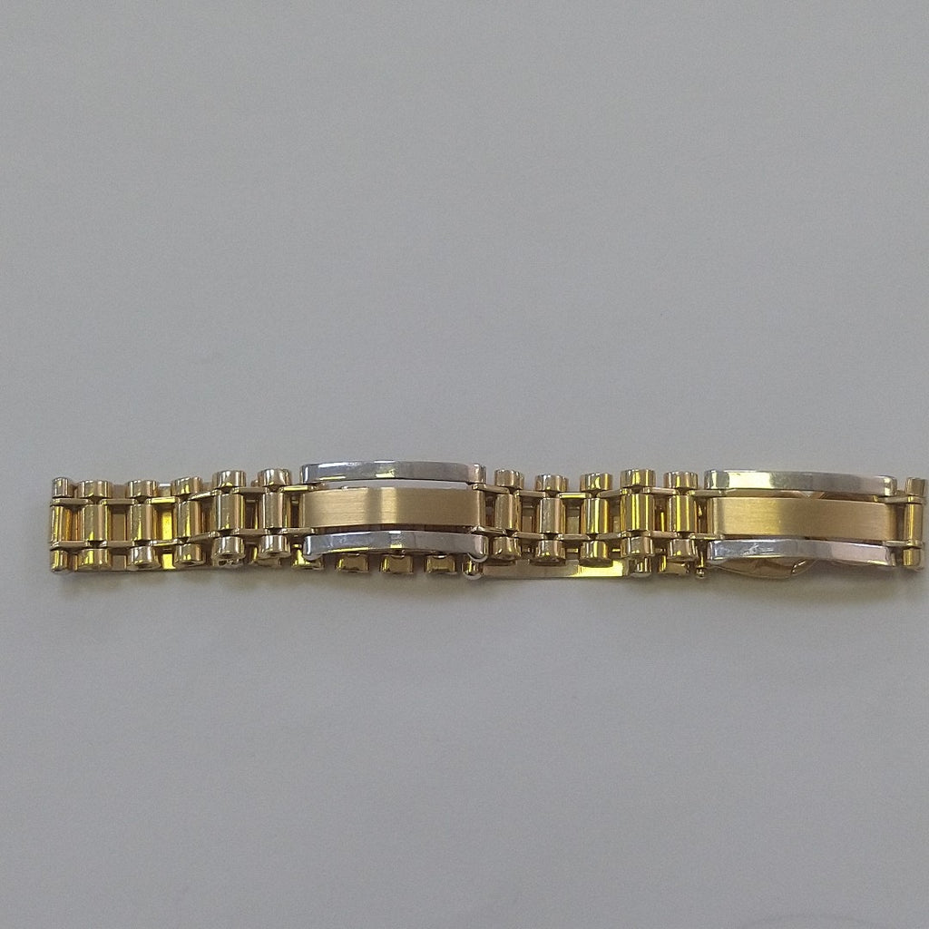 PULSERA ORO COMBINADO 14 K 16.2 GRMS (SEMINUEVO)