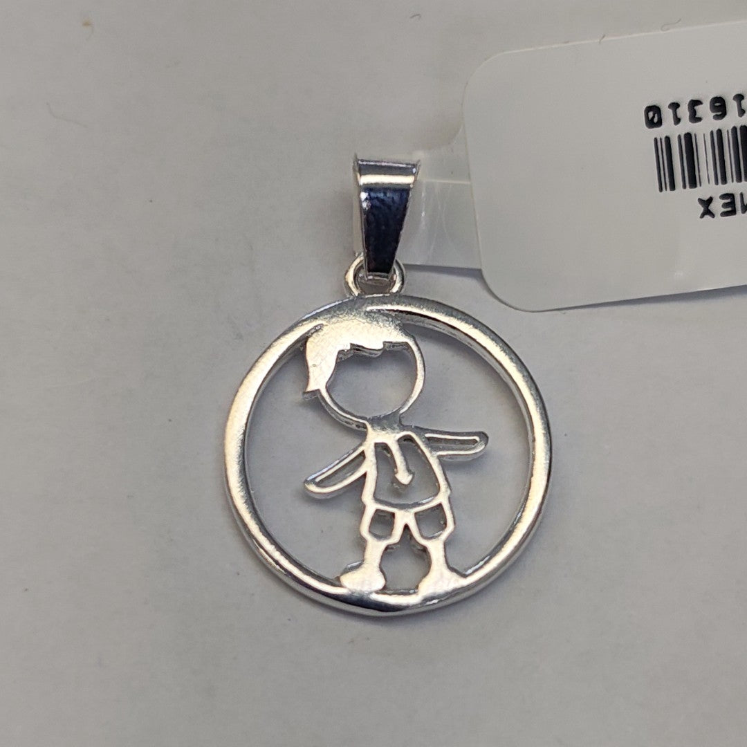 DIJE NIÑO PLATA .925 2 GR (NUEVO)