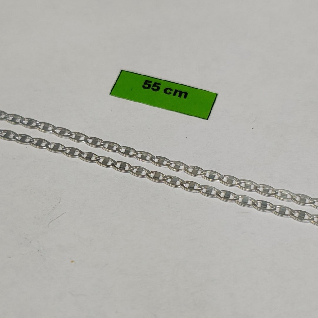 CADENA TEJIDO ESPEJO PLATA .925 55 CM 4.1 GR (NUEVO)
