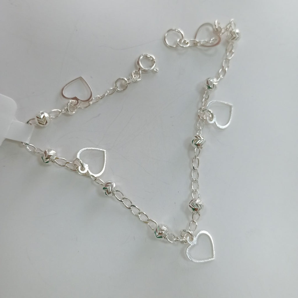 PULSERA TEJIDO ESPECIAL PLATA .925 18 CM 2.7 GR (NUEVO)