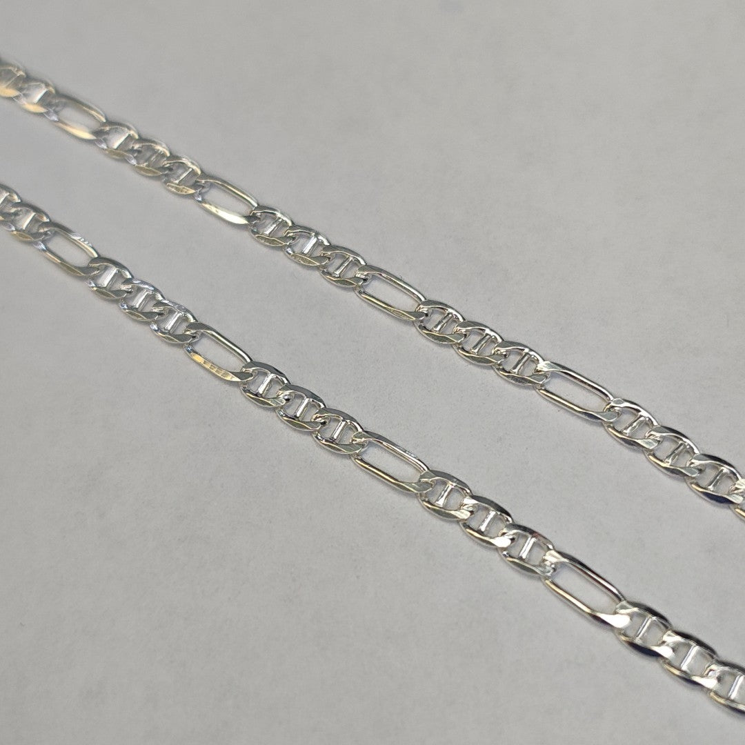 CADENA TEJIDO 3X1 PLATA .925 60 CM 8.4 GR (NUEVO)