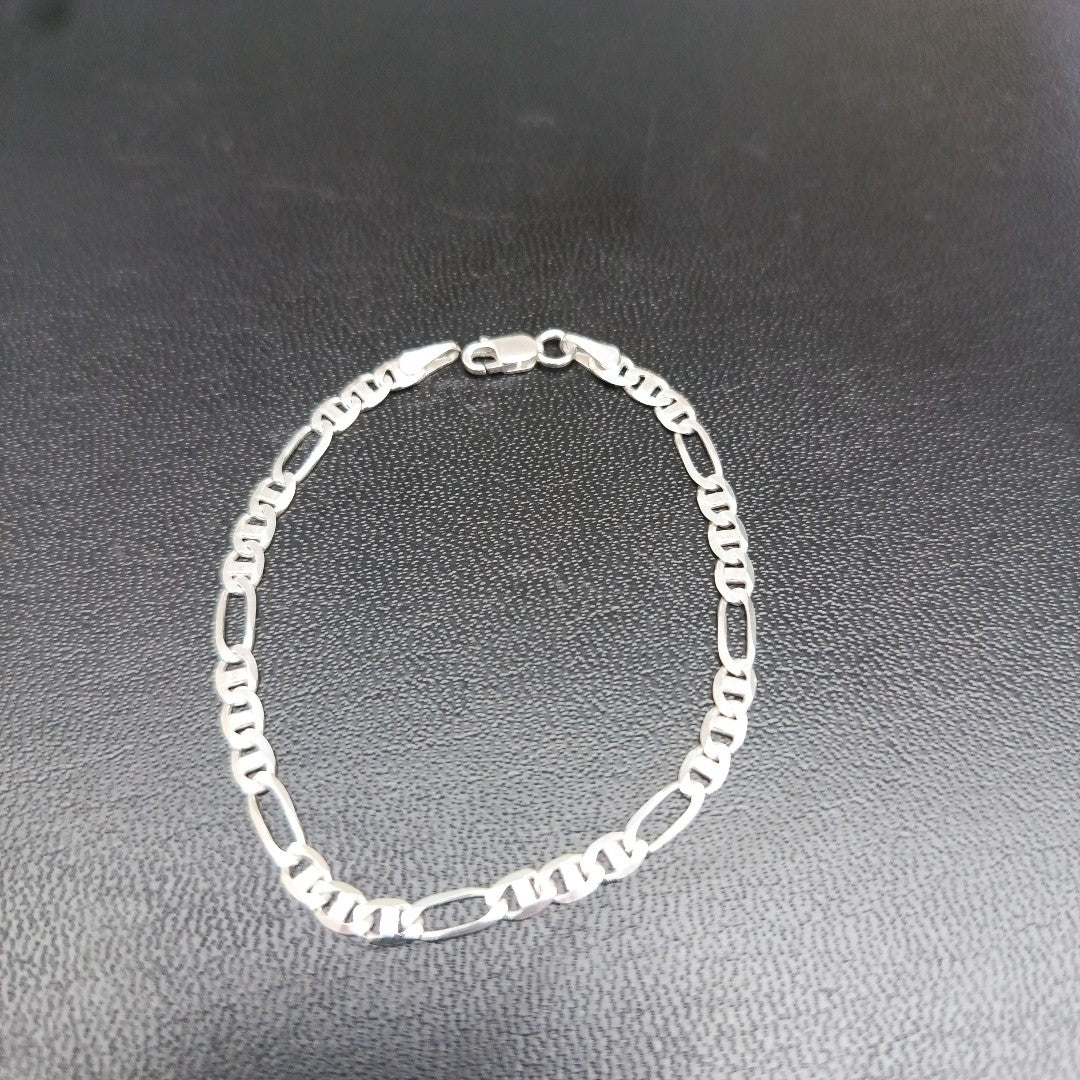 PULSERA TEJIDO 3X1 PLATA .925 16 CM 2.5 GR (NUEVO)