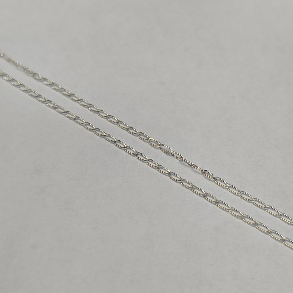 CADENA TEJIDO ESLABONES PLATA .925 55 CM 2.9 GR (NUEVO)