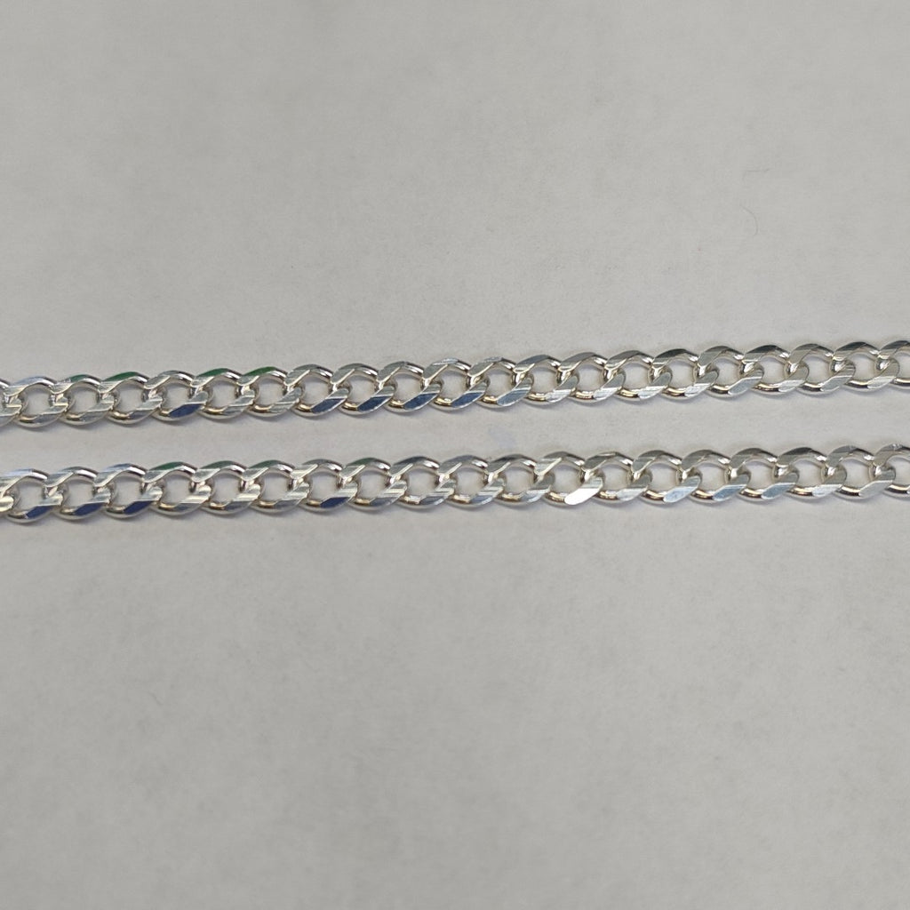CADENA TEJIDO BARBADO PLATA .925 60 CM 13.2 GR (NUEVO)
