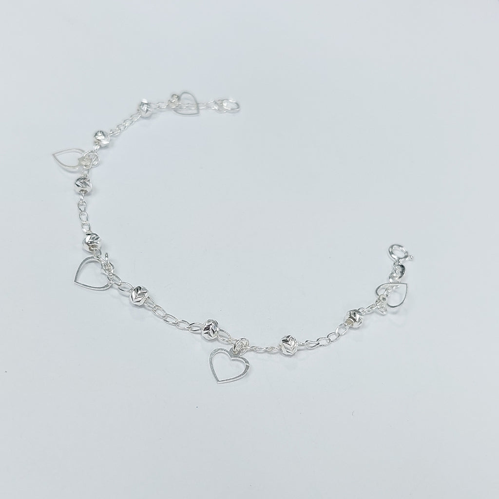 PULSERA TEJIDO ESPECIAL PLATA .925 18 CM 2.6 GR (NUEVO)
