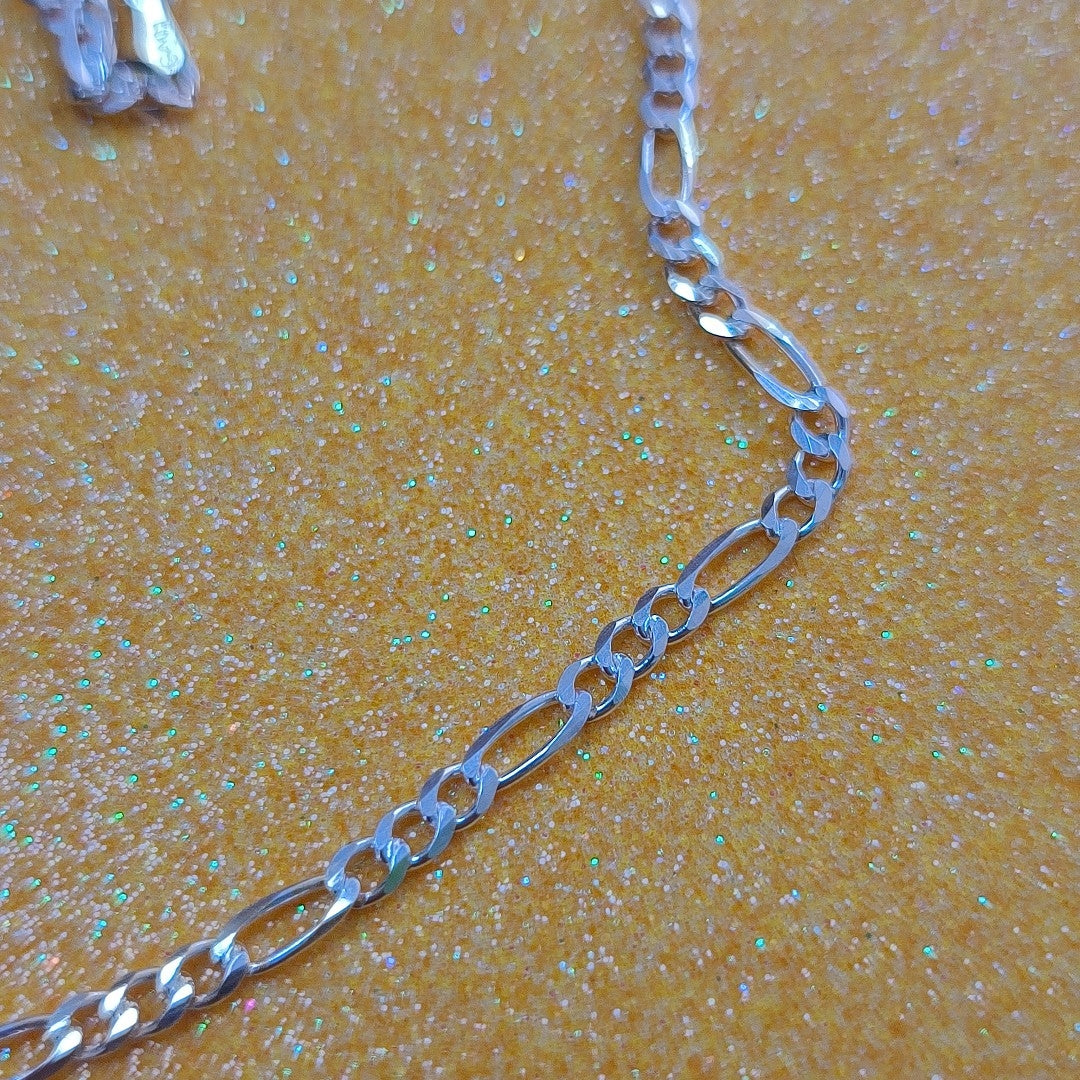 CADENA TEJIDO 3X1 PLATA .925 55 CM 7.7 GR (NUEVO)
