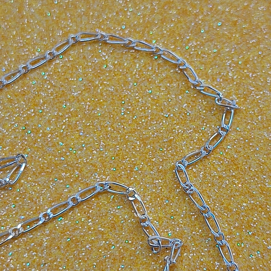 CADENA TEJIDO 1X1 PLATA .925 55 CM 3.2 GR (NUEVO)