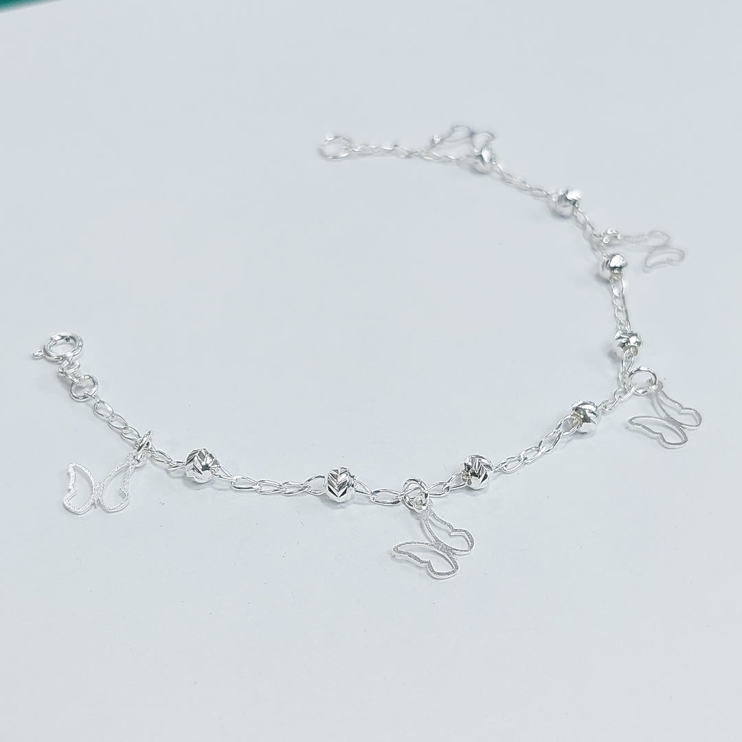 PULSERA TEJIDO ESPECIAL PLATA .925 18 CM 2.8 GR (NUEVO)