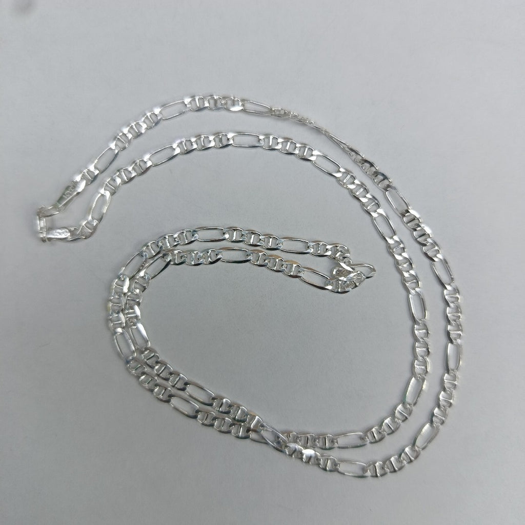 CADENA TEJIDO MARINERO PLATA .925 55 CM 8.1 GR (NUEVO)