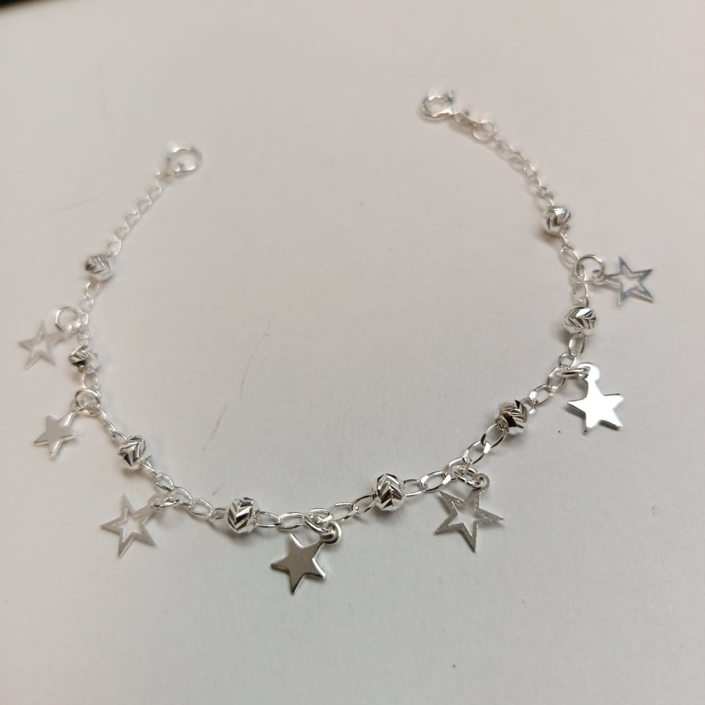 PULSERA TEJIDO ESPECIAL PLATA .925 18 CM 3.1 GR (NUEVO)