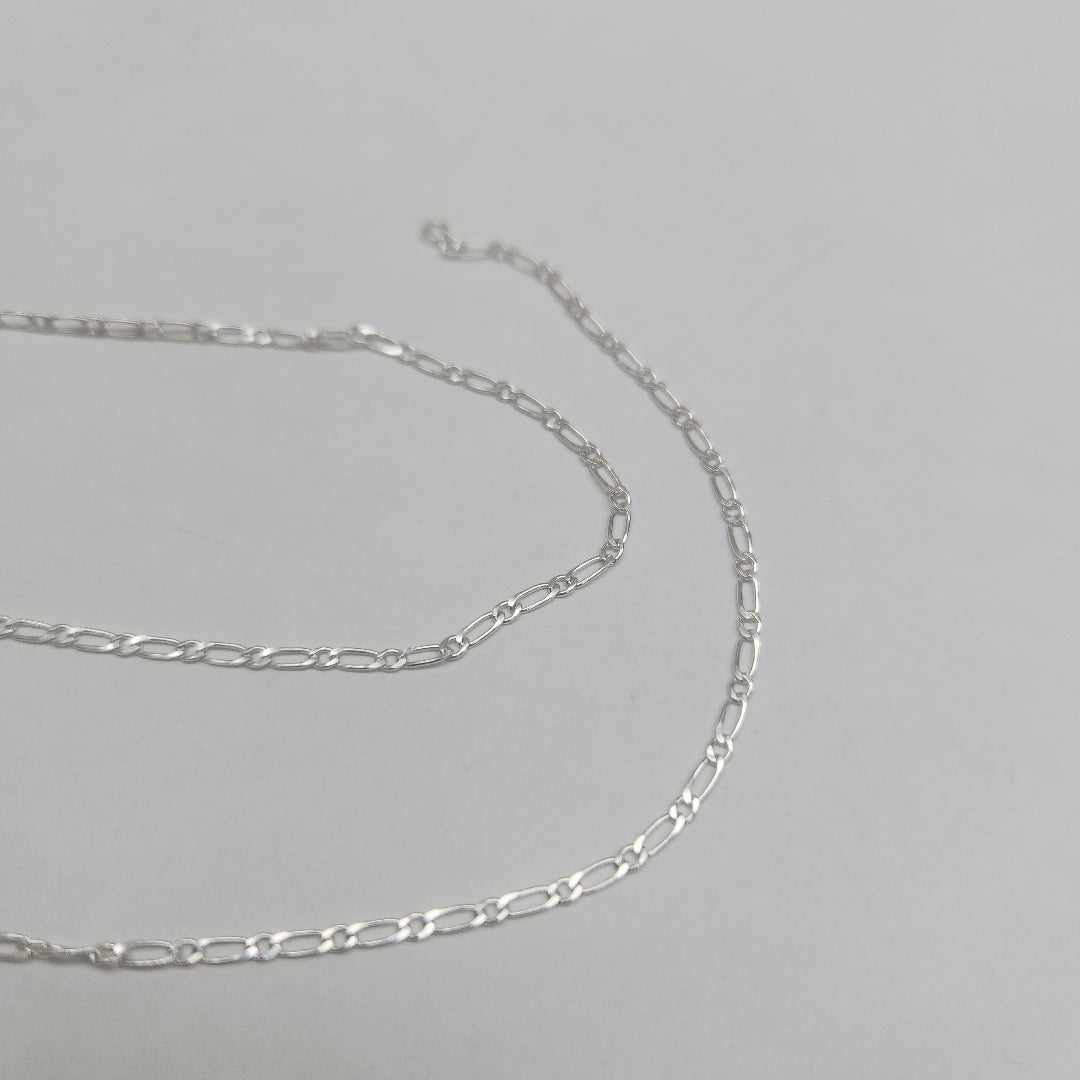CADENA TEJIDO 1X1 PLATA .925 55 CM 3 GR (NUEVO)