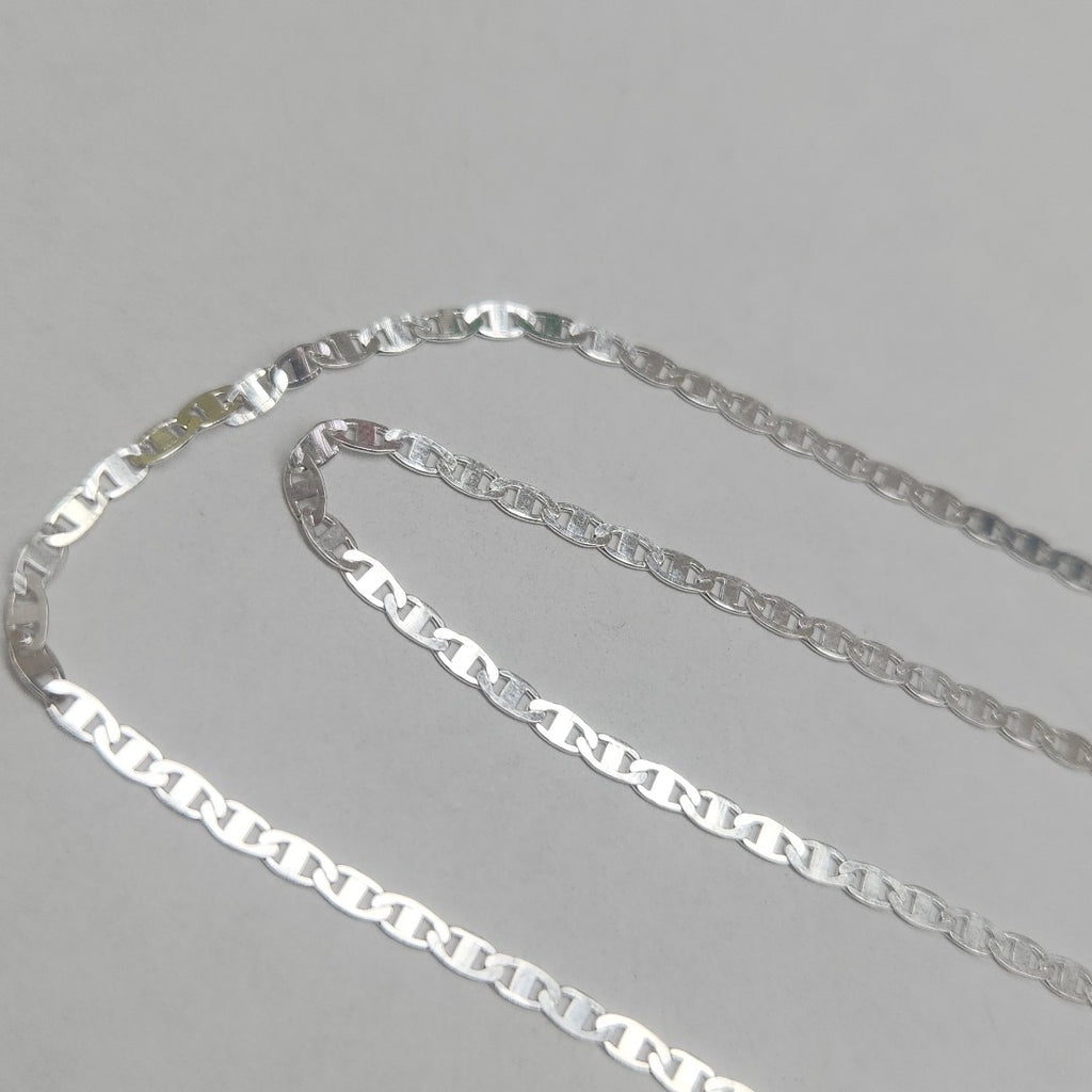 CADENA TEJIDO ESPEJO PLATA .925 60 CM 4.5 GR (NUEVO)