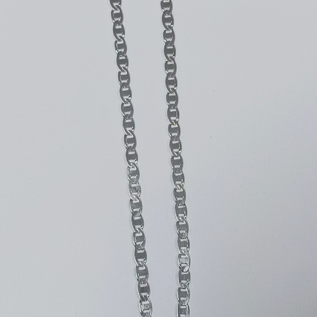 CADENA TEJIDO GUCHI PLATA .925 60 CM 9.8 GR (NUEVO)