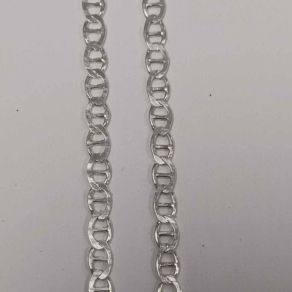 CADENA TEJIDO GUCHI PLATA .925 60 CM 3.5 GR (NUEVO)
